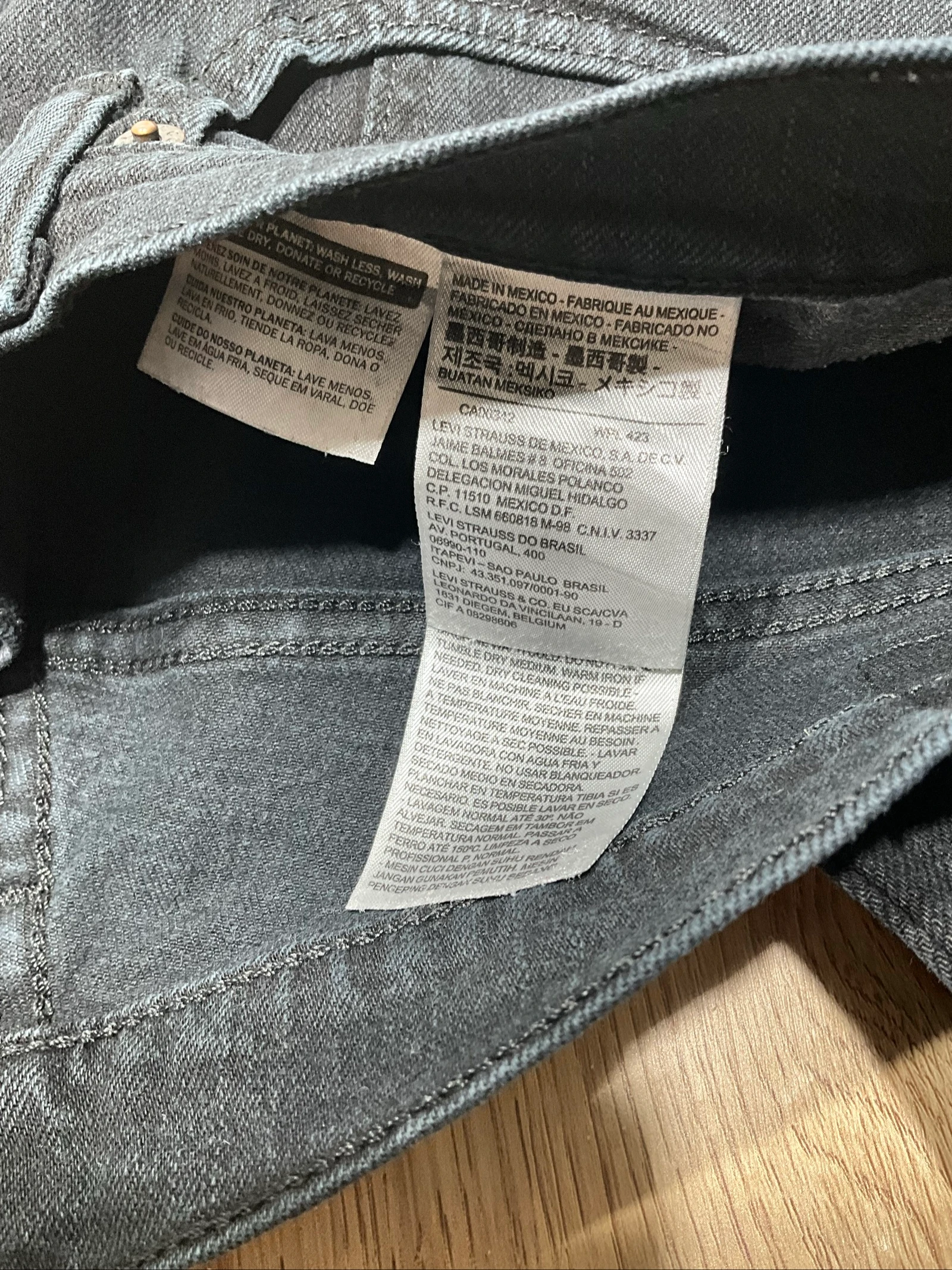 Levi's 511 Slim W36 L29 Casual jean 99% Katoen Zwart Gebleekte lvh 141 – photo 11